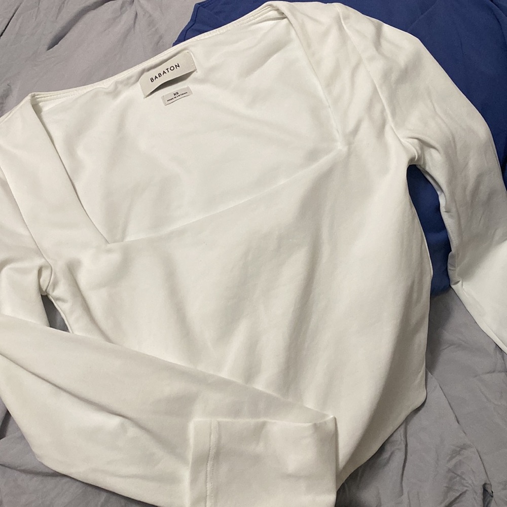 Babaton square neck long sleeve